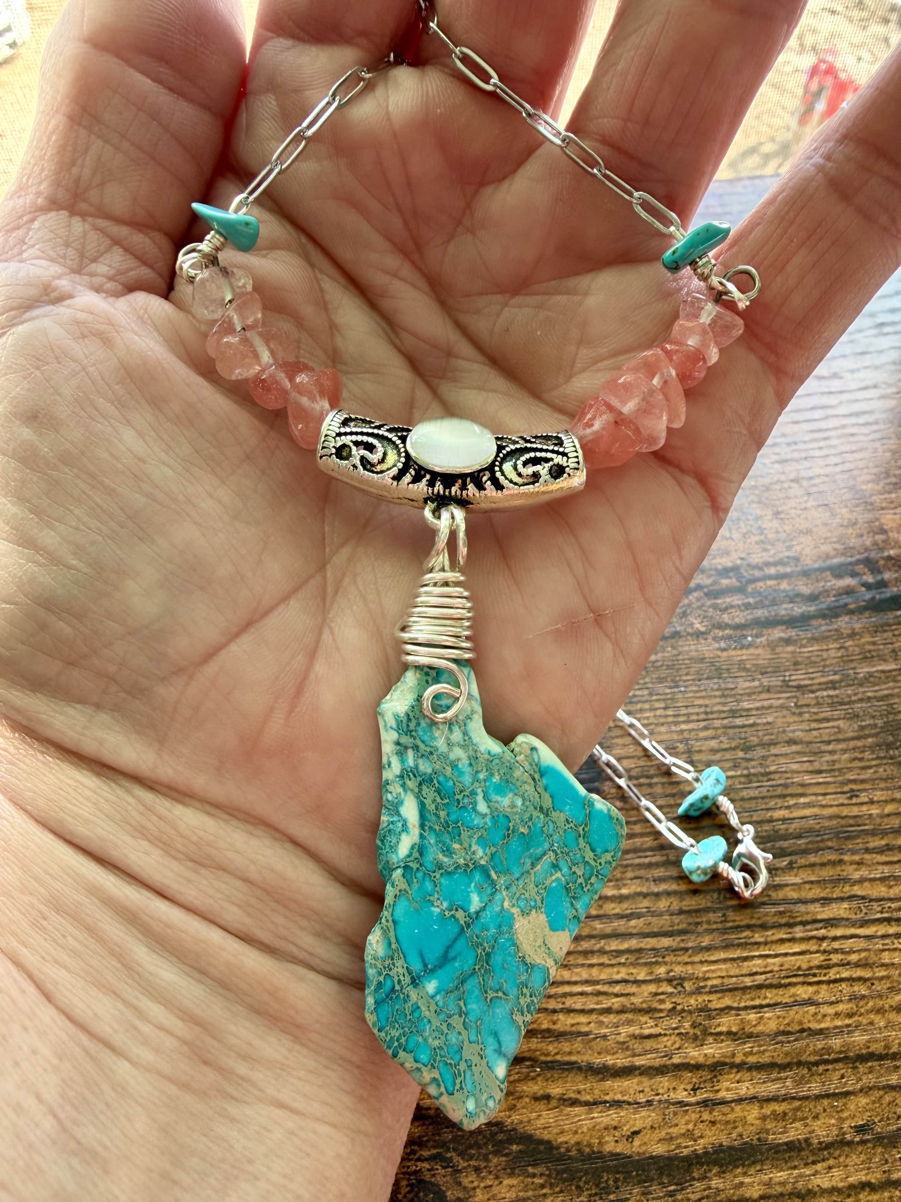 Turquoise Wild Earth Necklace