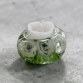 White Rose Tea Light Holders