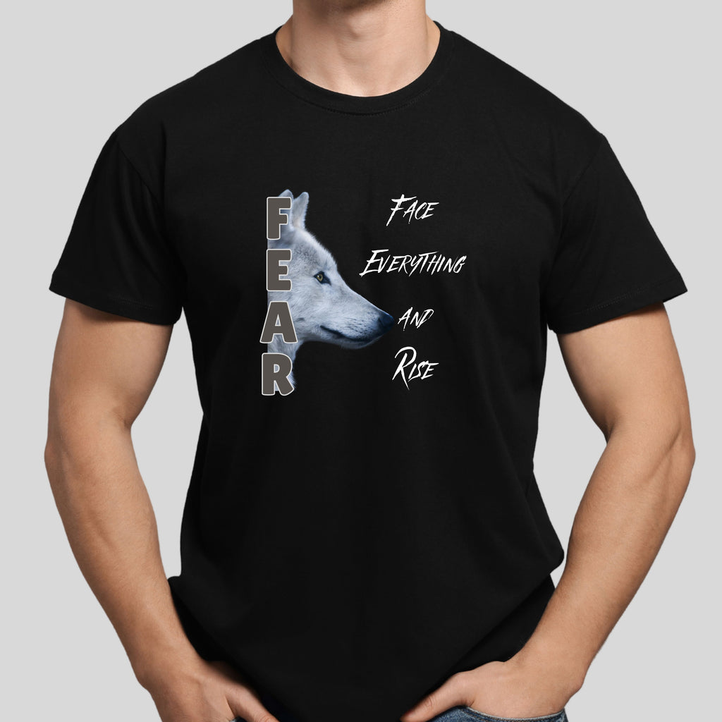 Rise Above FEAR Wolf Tee