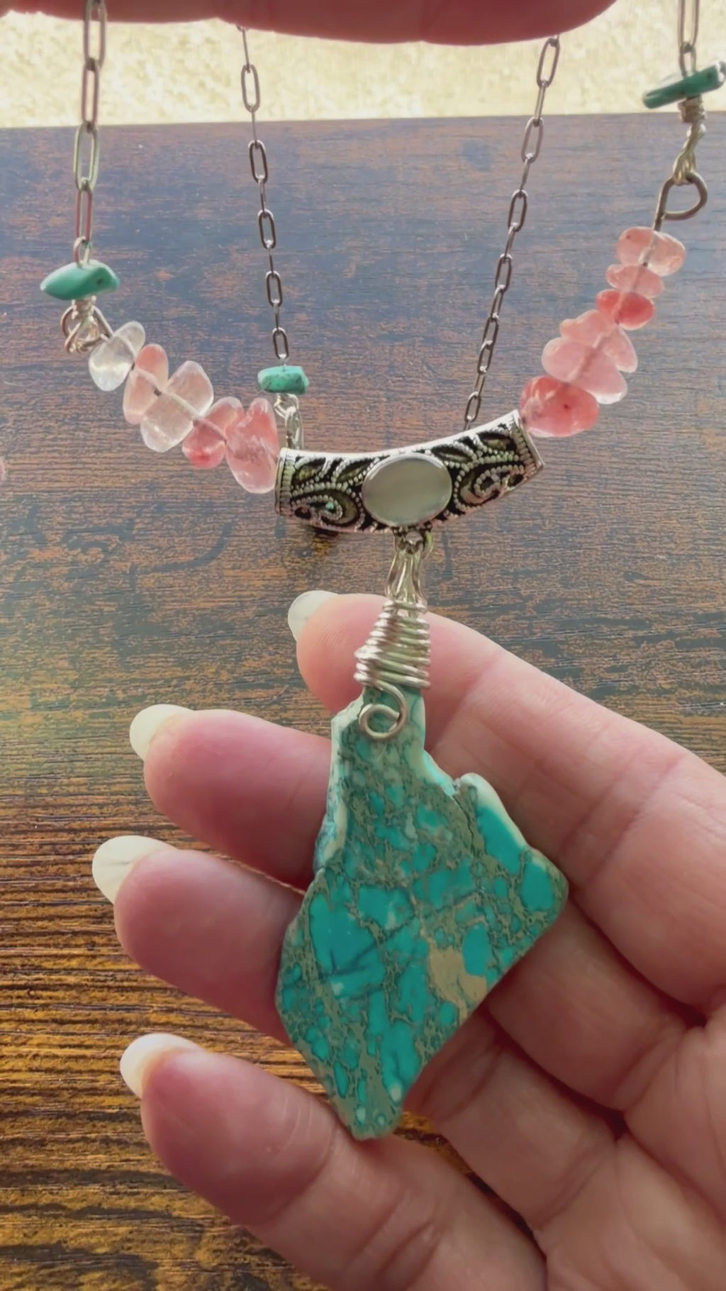 Turquoise Wild Earth Necklace